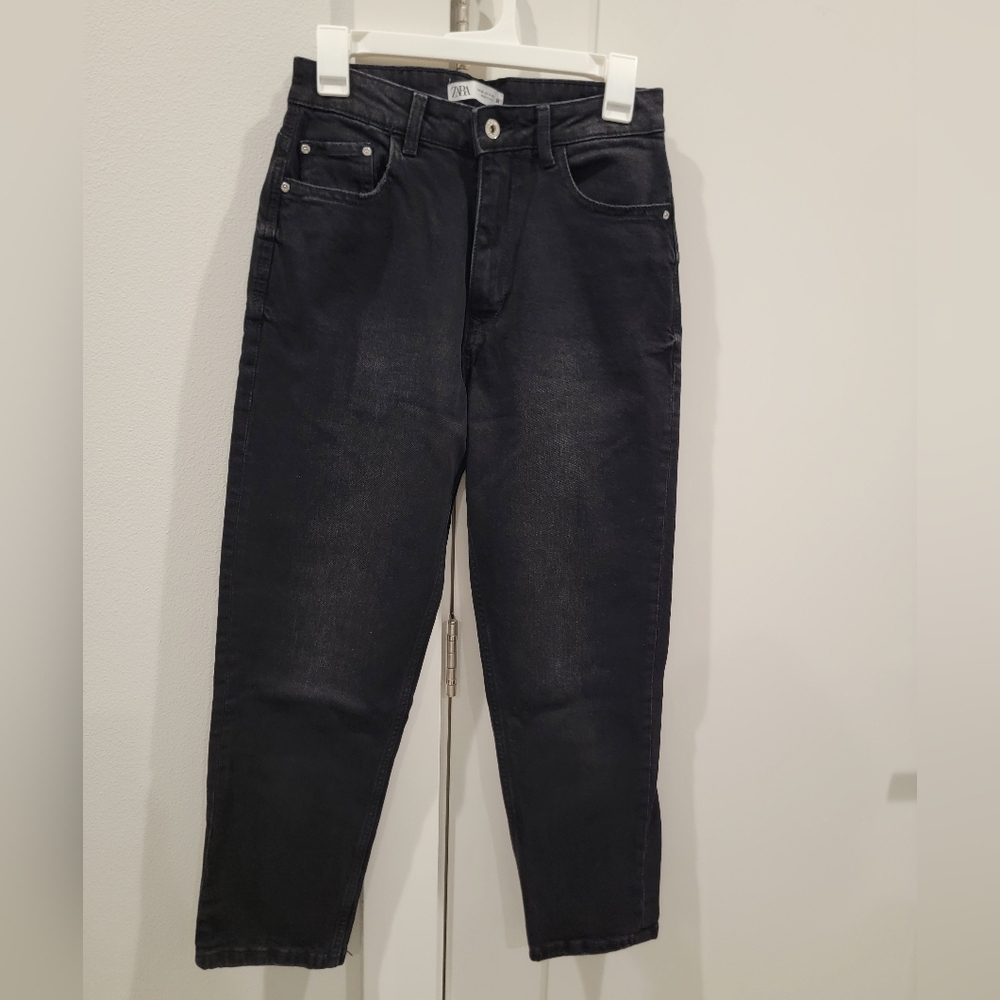 Zara Women's Dark Charcoal  Jeans